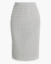 Missoni Metallic crochet-knit skirt - Metallic Metallic