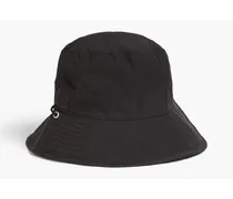 Himalayan cotton-blend canvas bucket hat - Black