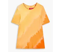 Eumelo tie-dyed jersey T-shirt - Yellow
