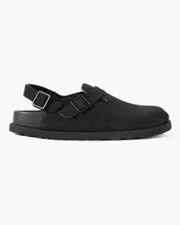 Birkenstock Tokio suede clogs - Black Black