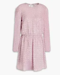 RED Valentino Fil coupé organza mini dress - Purple Purple