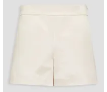 Satin-twill shorts - White