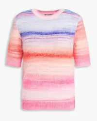 Missoni Brushed striped wool-blend top - Multicolor Multicolor