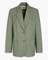 Claudie Pierlot Twill blazer - Green Green