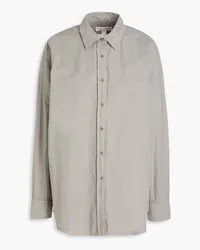 Nili Lotan Mael cotton-poplin shirt - Gray Gray