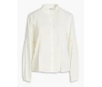 Heidi embroidered cotton shirt - White