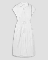 APIECE APART Dunes belted gathered cotton-voile midi dress - White White