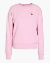 Kitsuné French cotton-terry sweatshirt - Pink Pink