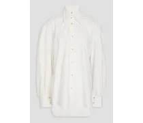Luce cotton-poplin shirt - White
