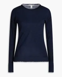 Autumn Cashmere Printed cashmere sweater - Blue Blue