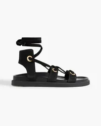 Gianvito Rossi Ibiza suede sandals - Black Black