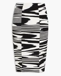 Missoni Space-dyed stretch-knit skirt - Black Black