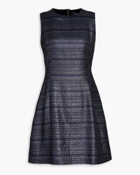 Dolce & Gabbana Metallic knitted mini dress - Blue Blue