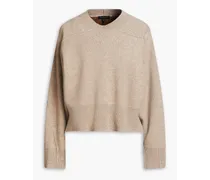 Brady oversized wool-blend sweater - Neutral