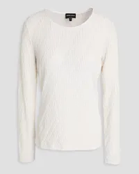 Giorgio Armani Cloqué top - White White