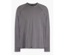 French cotton-terry sweatshirt - Gray
