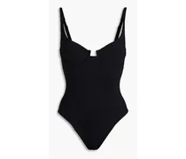 Sanremo cutout underwired swimsuit - Black
