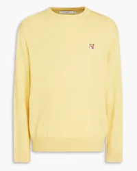 Kitsuné Wool sweater - Yellow Yellow