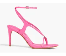 Alicia 85 leather sandals - Pink