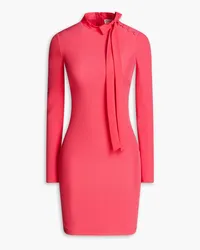 RED Valentino Pussy-bow crepe mini dress - Pink Pink