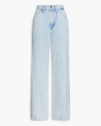 Frame Denim Le Baggy Palazzo high-rise wide-leg jeans - Blue Blue