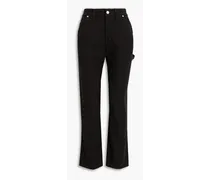 Le Slouch cotton-canvas straight-leg pants - Black
