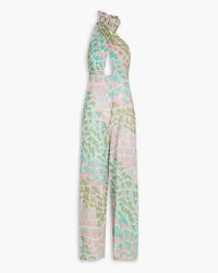 Emilio Pucci Printed cotton-voile wide-leg jumpsuit - Pink Pink