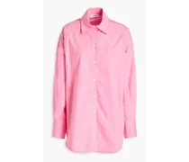 Adriana cotton-poplin shirt - Pink