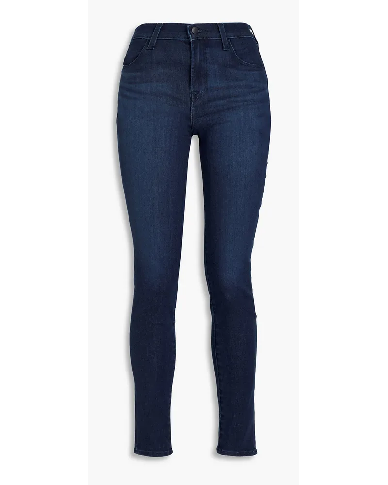 High-rise skinny jeans - Blue