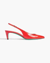 Marni Leather slingback pumps - Red Red