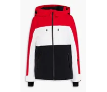 Ajax color-block ski jacket - Red