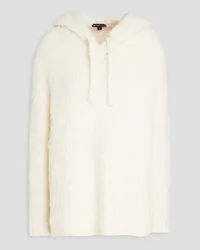 James Perse Brushed knitted hoodie - White White