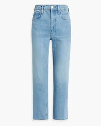 Frame Denim Le High N Tight high-rise straight-leg jeans - Blue Blue