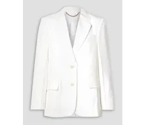 Woven blazer - White