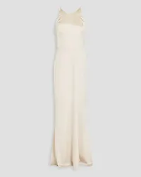 Alice + Olivia Alice Olivia - Samia silk-blend satin gown - White White