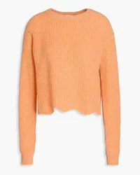 Autumn Cashmere Ribbed cashmere sweater - Orange Orange