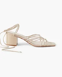 Porte & Paire Woven leather sandals - Neutral Neutral