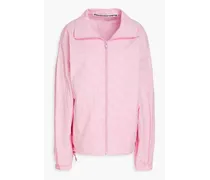 Crinkled printed shell jacket - Pink