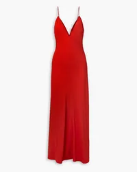 Stella McCartney Crepe open-back maxi dress - Red Red