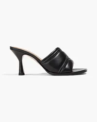 ATP Atelier Leather mules - Black Black