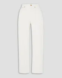 TOVE Sade high-rise tapered jeans - White White