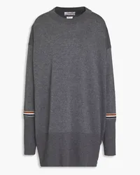 Thom Browne Oversized wool sweater - Gray Gray