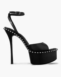 Alexander Wang Nova studded leather platform sandals - Black Black