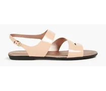 Patent-leather sandals - Pink