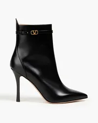 Valentino Garavani Embellished leather ankle boots - Black Black