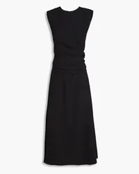 Totême Crepe midi dress - Black Black