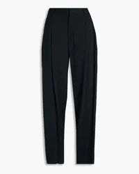 Rag & Bone Cecily pleated stretch-crepe tapered pants - Black Black