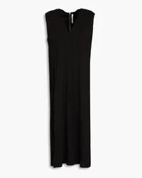 Another Tomorrow Crepe midi dress - Black Black