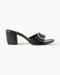 3.1 phillip lim Naomi buckled leather mules - Black Black