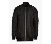 Organza bomber jacket - Black